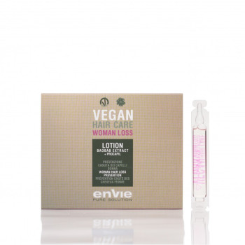 Лосьйон в ампулах трихологічний проти випадіння Woman Loss Envie Vegan New