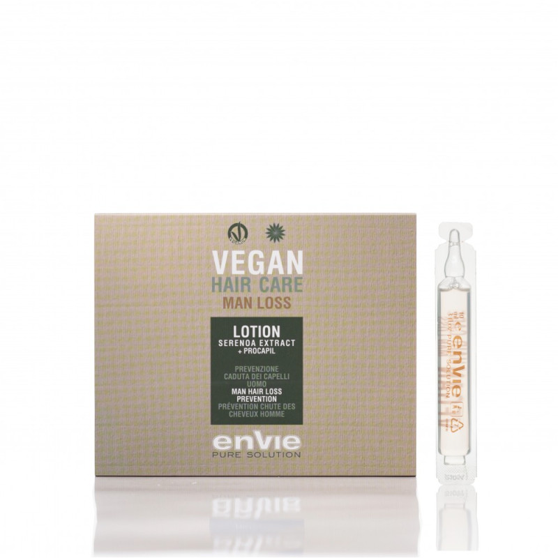 Лосьйон в ампулах трихологічний проти випадіння Man Loss Envie Vegan New