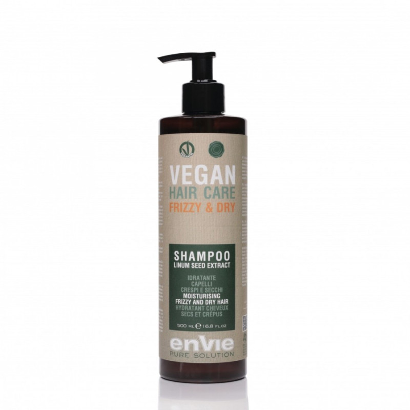 Шампунь для сухого та кучерявого волосся Frizzy&Dry Envie Vegan New